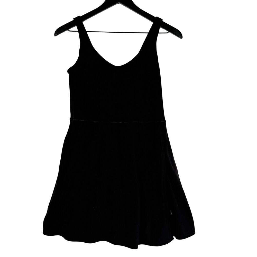 Offline by Aerie Athletic Mini Sporty Dress Black Built-In Liner - L
